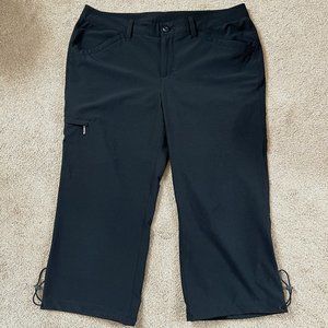 Eddie Bauer Black Cropped Cargo Pants